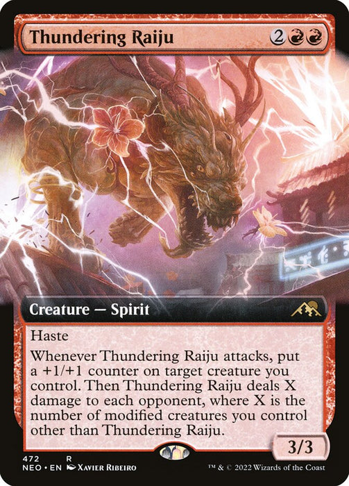Thundering Raiju  - Extended Art (Foil)