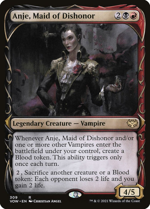 Anje, Maid of Dishonor  - Showcase - Legendary (Foil)