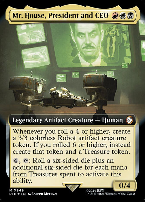 Mr. House, President and CEO - Legendary- Extended Art (Foil)