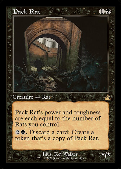 Pack Rat - Retro Frame (Foil)