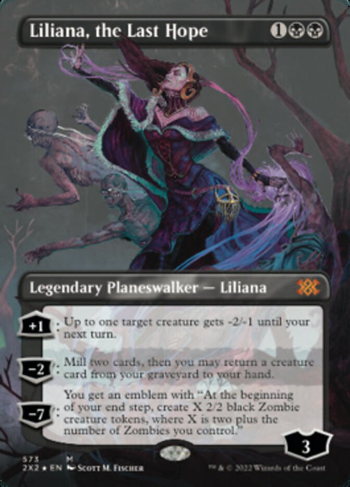 Liliana, the Last Hope - Borderless  - Inverted (Foil)