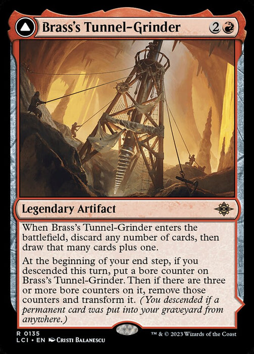 Brass's Tunnel-Grinder // Tecutlan, the Searing Rift - Legendary (Foil)