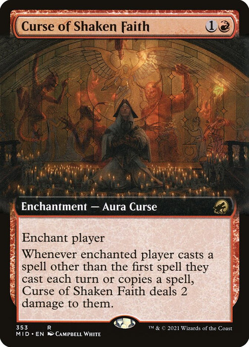 Curse of Shaken Faith  - Extended Art (Foil)