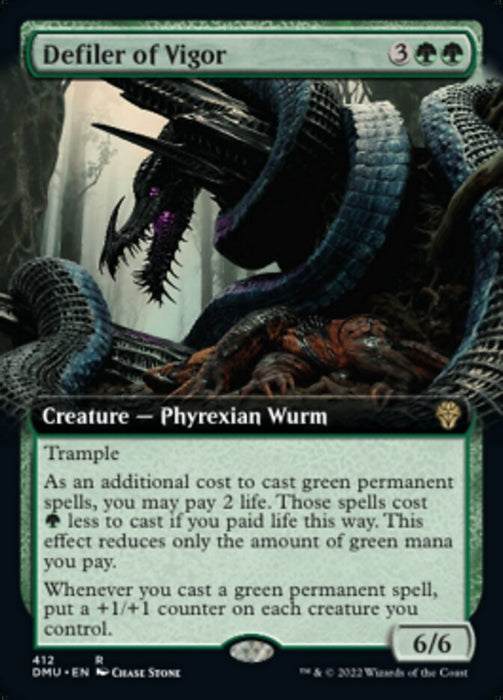 Defiler of Vigor - Extended Art (Foil)