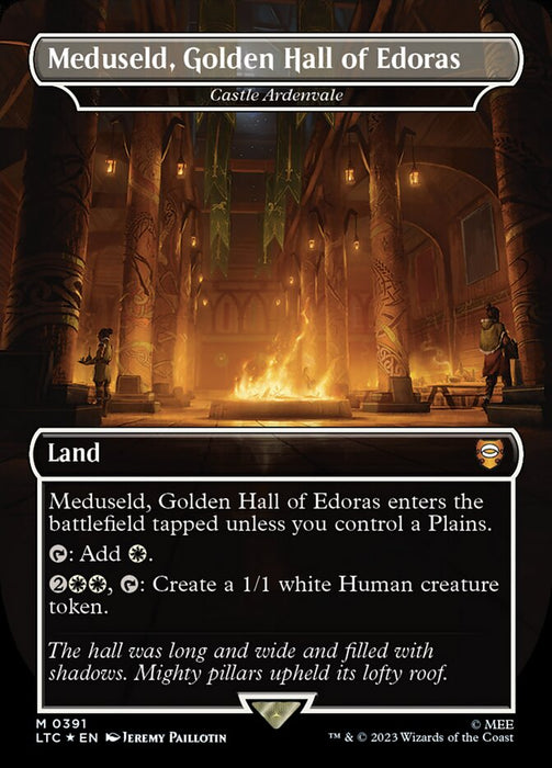 Meduseld, Golden Hall of Edoras - Castle Ardenvale - Extended Art (Foil)