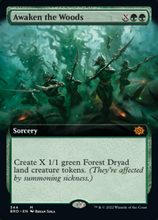 Awaken the Woods - Extended Art (Foil)