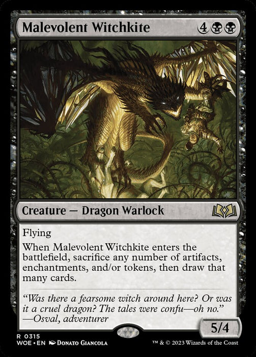 Malevolent Witchkite (Foil)