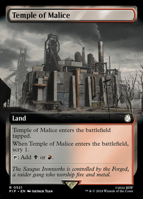 Temple of Malice - Extended Art (Foil)