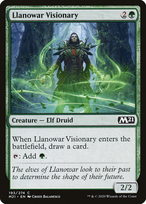 Llanowar Visionary  (Foil)