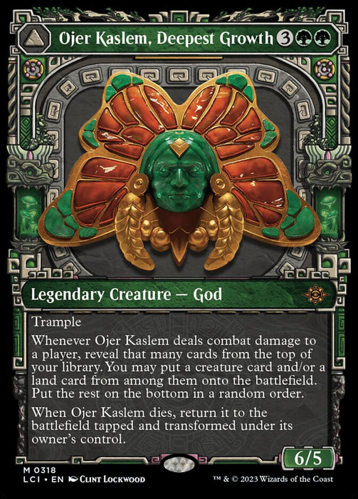 Ojer Kaslem, Deepest Growth // Temple of Cultivation - Showcase- Legendary (Foil)