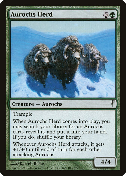 Aurochs Herd  (Foil)