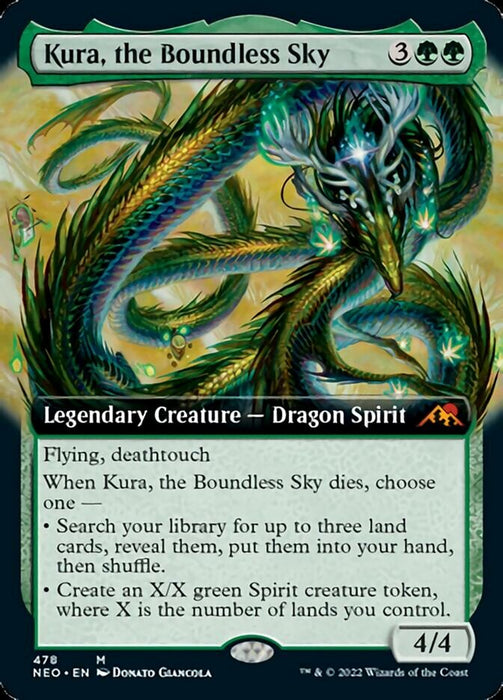 Kura, the Boundless Sky  - Legendary - Extended Art (Foil)