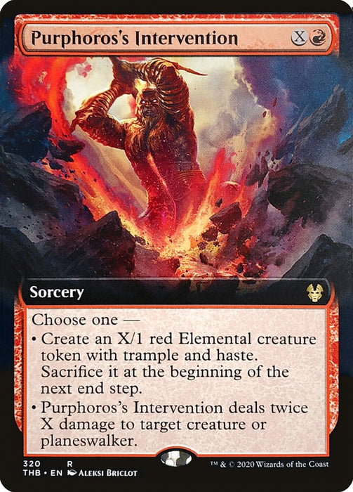 Purphoros's Intervention  - Extended Art (Foil)