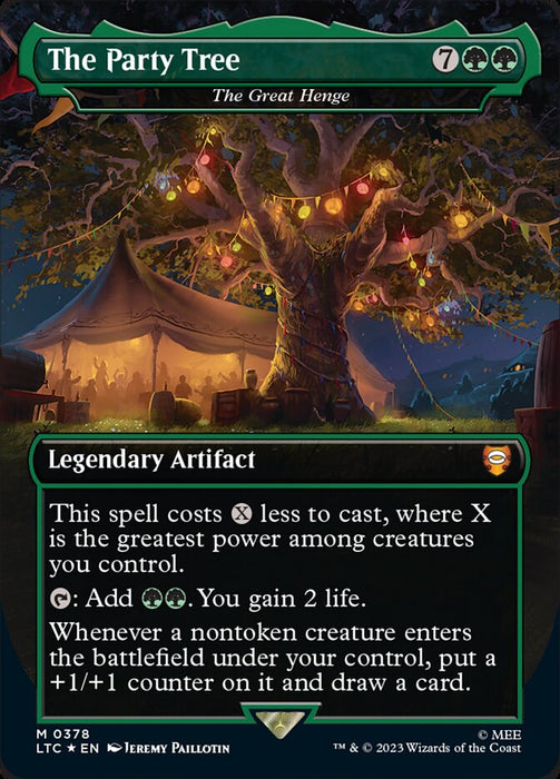 The Party Tree - The Great Henge - Full Art - Legendary- Extended Art (Foil)