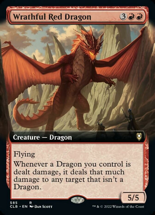 Wrathful Red Dragon  - Extended Art (Foil)