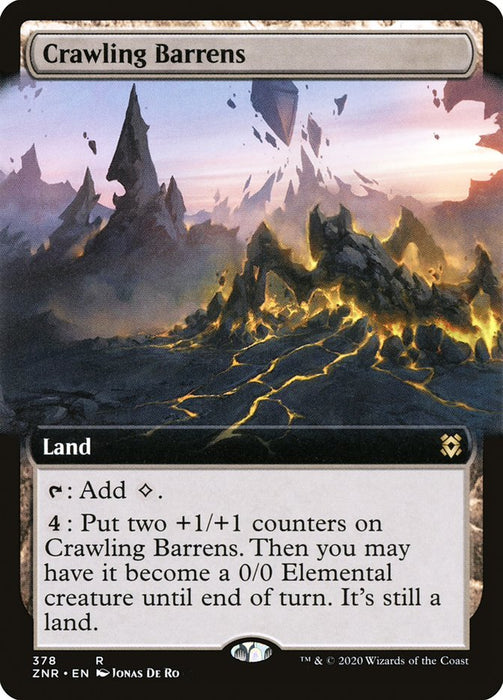 Crawling Barrens  - Extended Art (Foil)