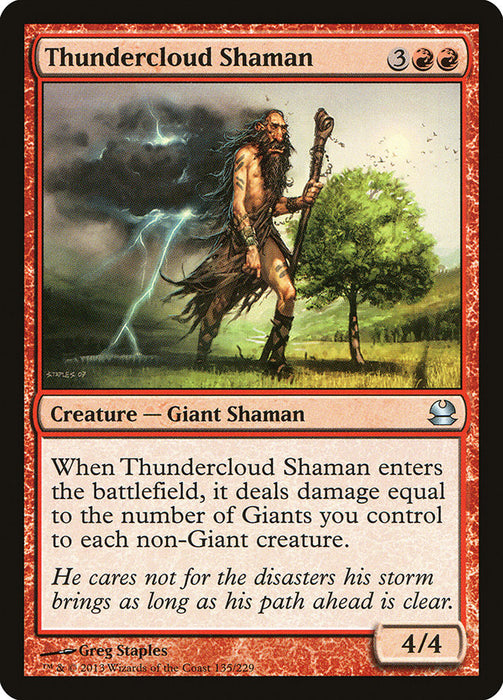 Thundercloud Shaman  (Foil)