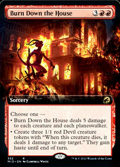 Burn Down the House  - Extended Art