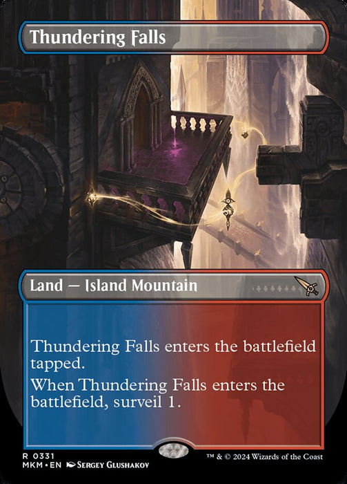 Thundering Falls - Borderless - Inverted (Foil)
