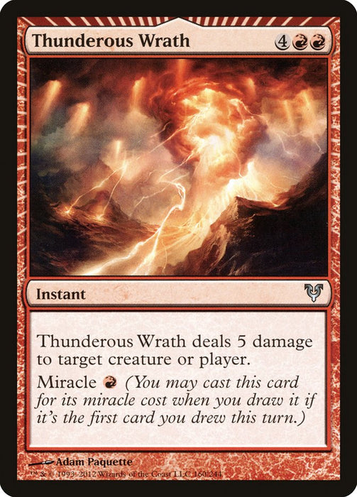 Thunderous Wrath  - Miracle (Foil)