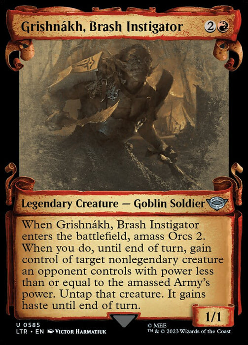 Grishnákh, Brash Instigator - Showcase- Legendary (Foil)