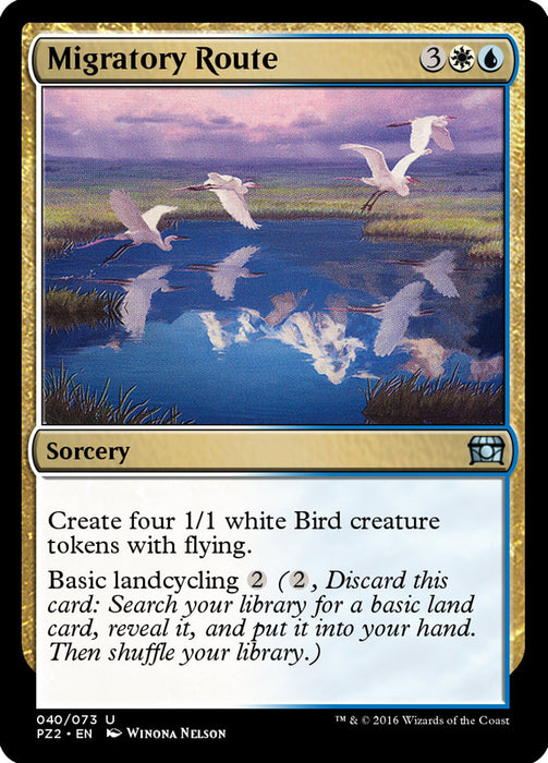 Migratory Route  (Foil)