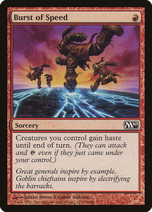 Burst of Speed  (Foil)