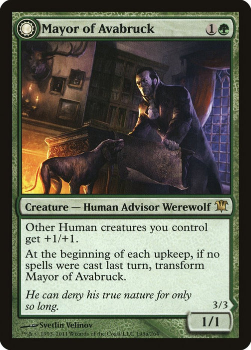 Mayor of Avabruck // Howlpack Alpha  - Sunmoondfc (Foil)