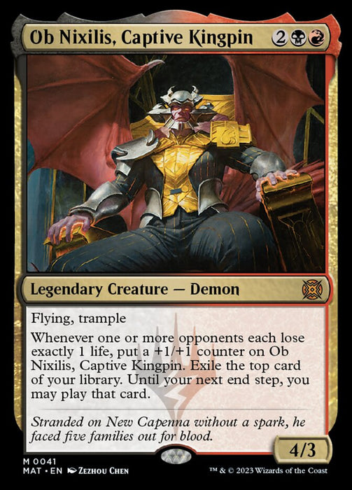 Ob Nixilis, Captive Kingpin - Legendary