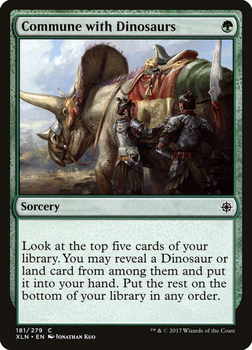 Commune with Dinosaurs  (Foil)