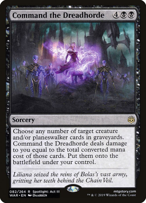 Command the Dreadhorde  (Foil)