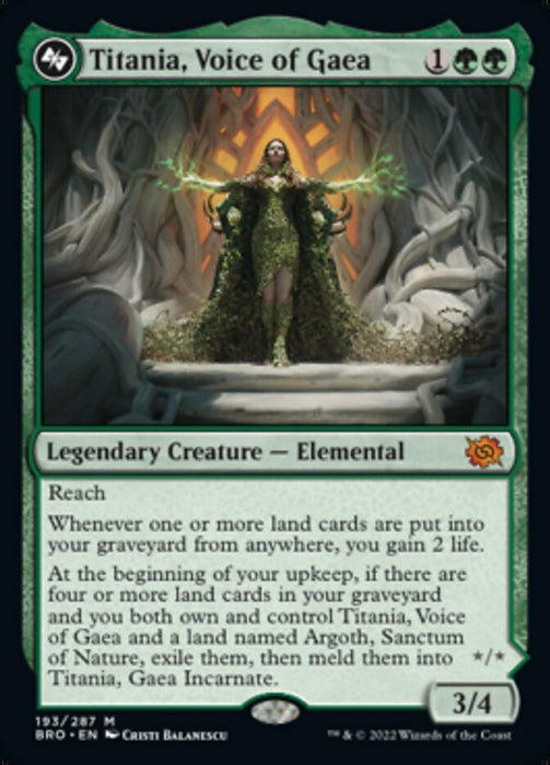 Titania, Voice of Gaea // Titania, Gaea Incarnate - Legendary