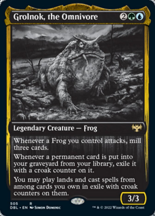 Grolnok, the Omnivore  - Legendary - Inverted (Foil)