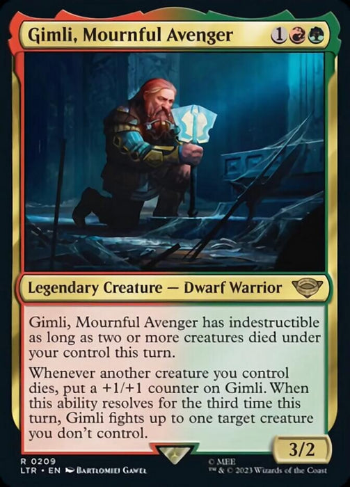 Gimli, Mournful Avenger - Legendary (Foil)