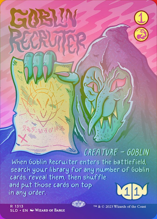 Goblin Recruiter - Borderless (Foil)