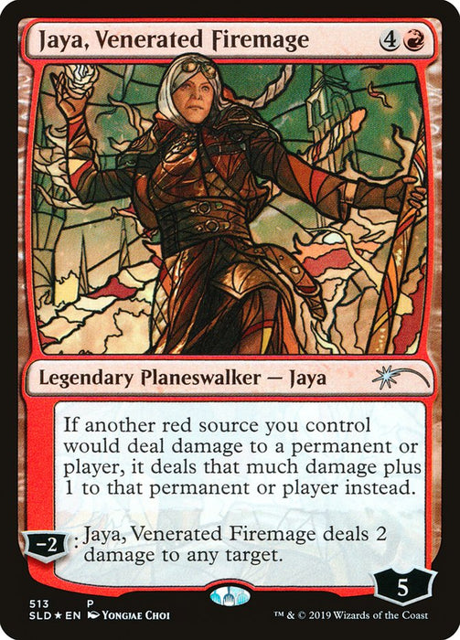 Jaya, Venerated Firemage  (Foil)