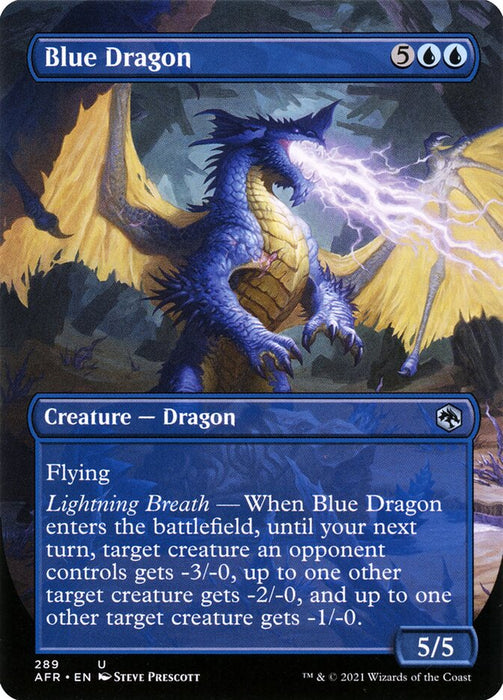Blue Dragon - Borderless  (Foil)