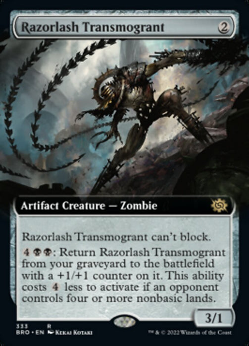 Razorlash Transmogrant - Extended Art (Foil)