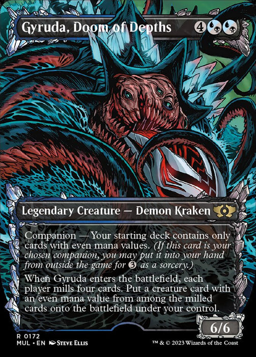 Gyruda, Doom of Depths - Legendary- Showcase- Inverted (Foil)