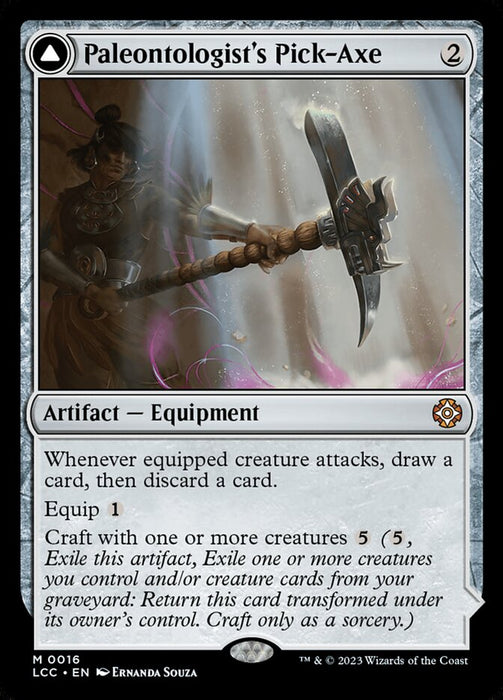 Paleontologist's Pick-Axe // Dinosaur Headdress (Foil)