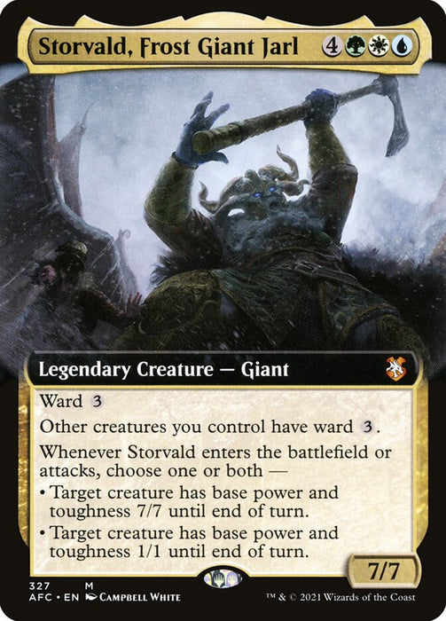 Storvald, Frost Giant Jarl - Legendary- Extended Art