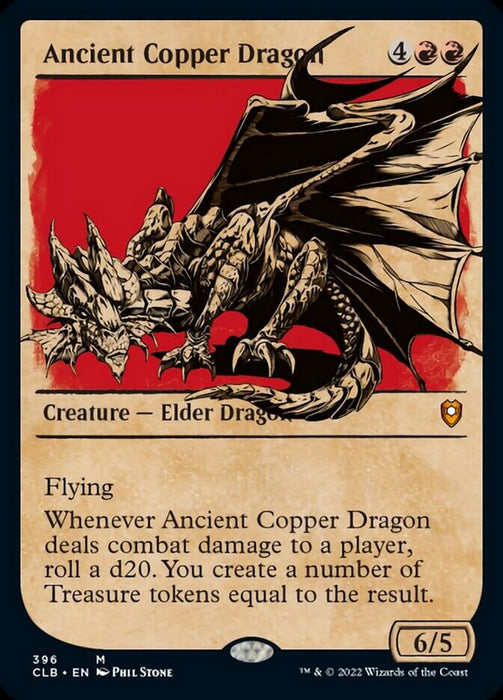 Ancient Copper Dragon  - Showcase (Foil)