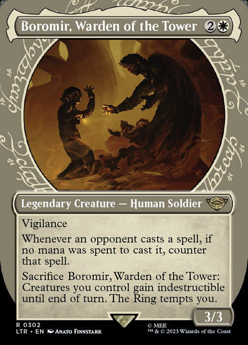 Boromir, Warden of the Tower - Borderless - Legendary- Showcase (Foil)