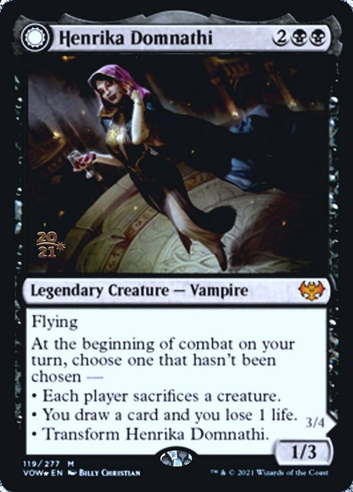 Henrika Domnathi // Henrika, Infernal Seer - Legendary- Sunmoondfc (Foil)