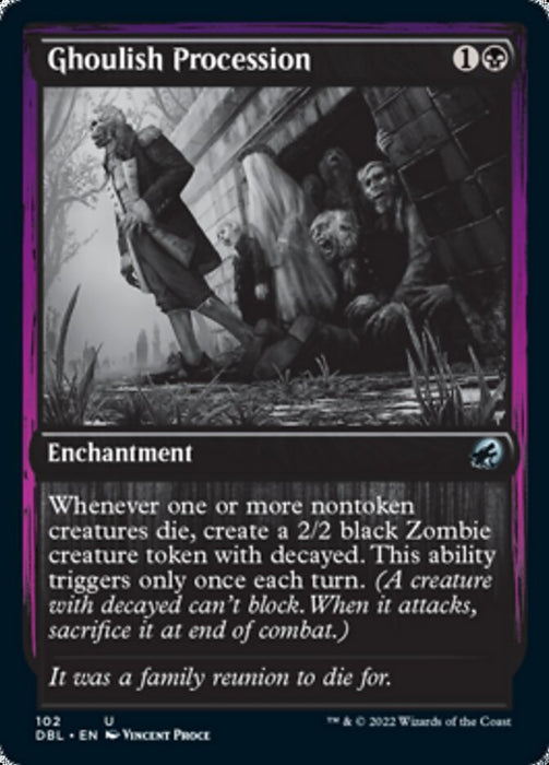 Ghoulish Procession  - Inverted (Foil)