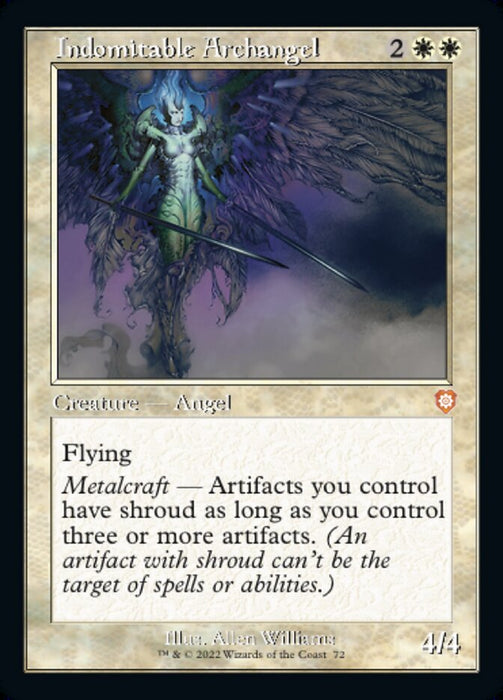 Indomitable Archangel - Retro Frame