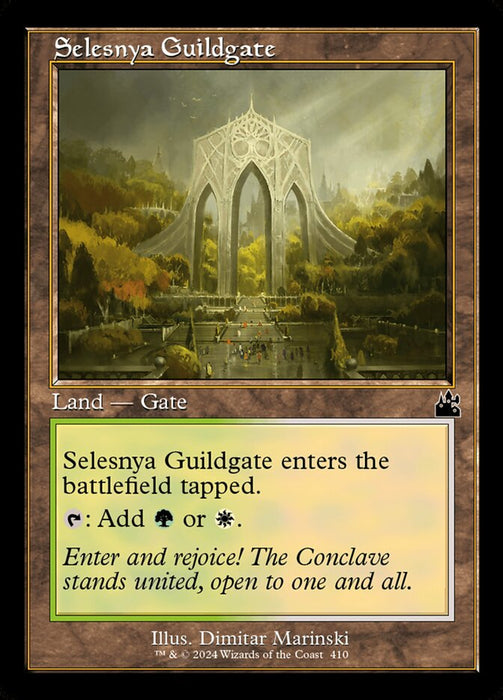 Selesnya Guildgate - Retro Frame (Foil)