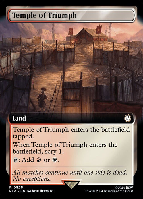 Temple of Triumph - Extended Art (Foil)