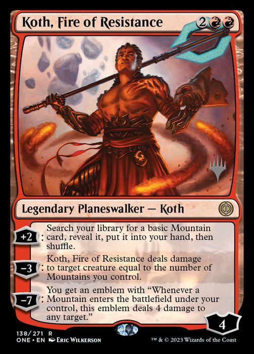 Koth, Fire of Resistance (Foil)