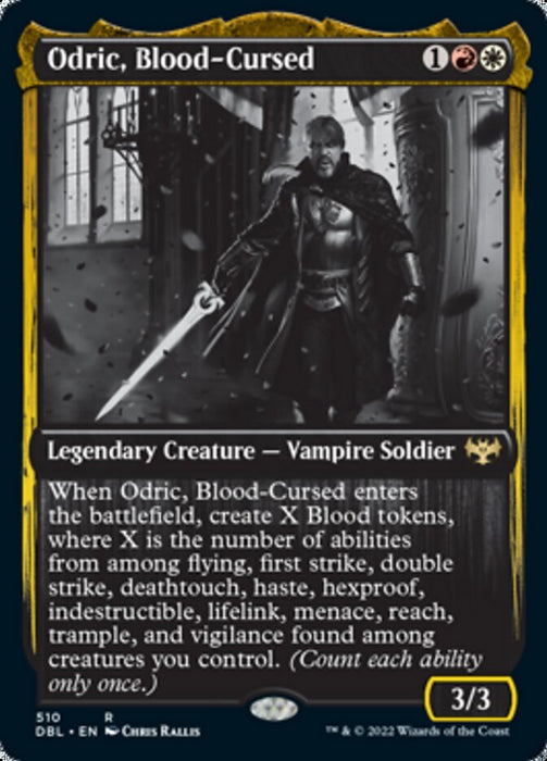 Odric, Blood-Cursed  - Legendary - Inverted (Foil)